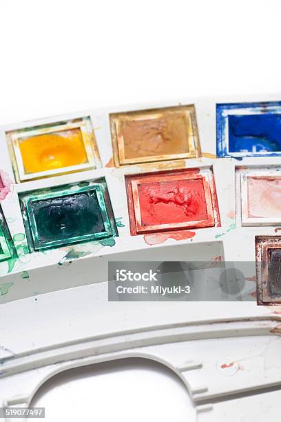 Painting Palette Stock Photo - Download Image Now - Art, Art And Craft, Artist's Palette