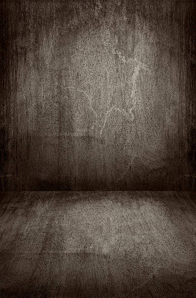 istock Dark grey wooden background, wall and floor 519079097