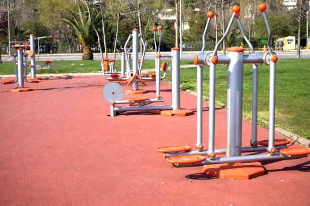 Fitness equipment outdoors