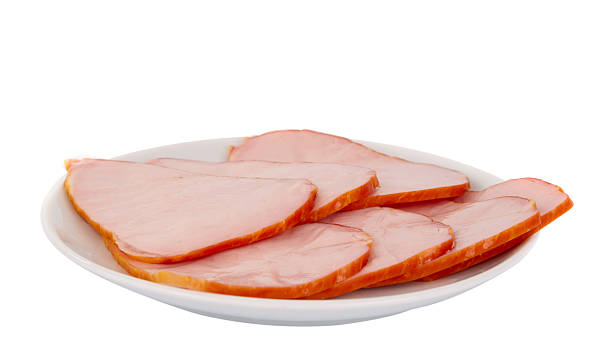 istock slices of ham on the plate 519080014