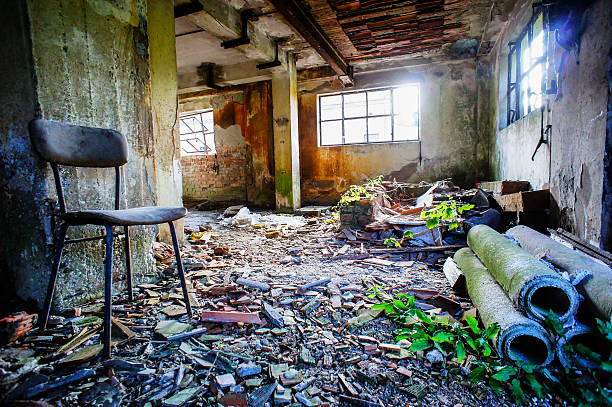 istock Abandoned Old Ruined Industrial Plant 519080323