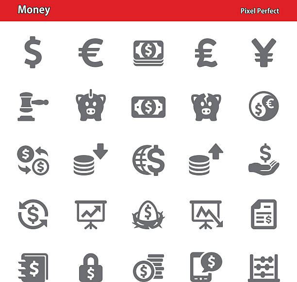 ilustrações, clipart, desenhos animados e ícones de 1-conjunto de ícones dinheiro - british currency pound symbol currency giving