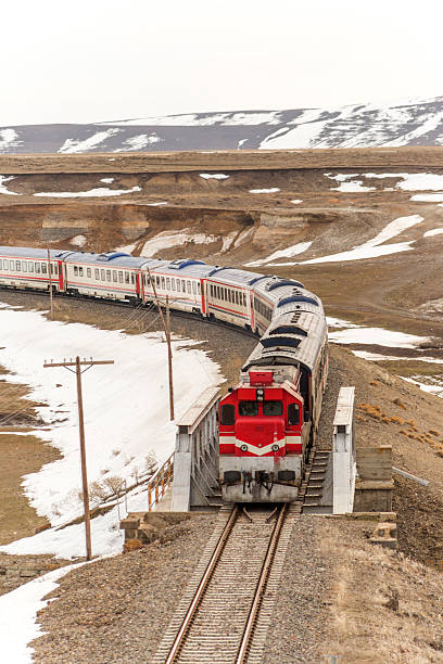 istock train travelling from kars to sarikamis in turkey 519083780