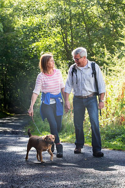 istock Elderly couple out for a walk 519086916