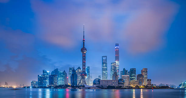 istock Panoramic skyline of Shanghai 519087712