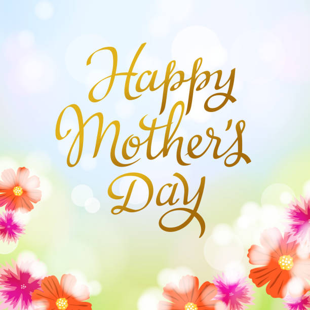 illustrazioni stock, clip art, cartoni animati e icone di tendenza di felice festa della mamma sfondo - mothers day mother single flower family