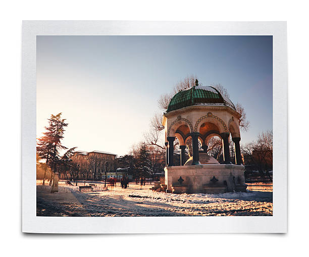 istock German Fountain Photo (Clipping Path) 519090102