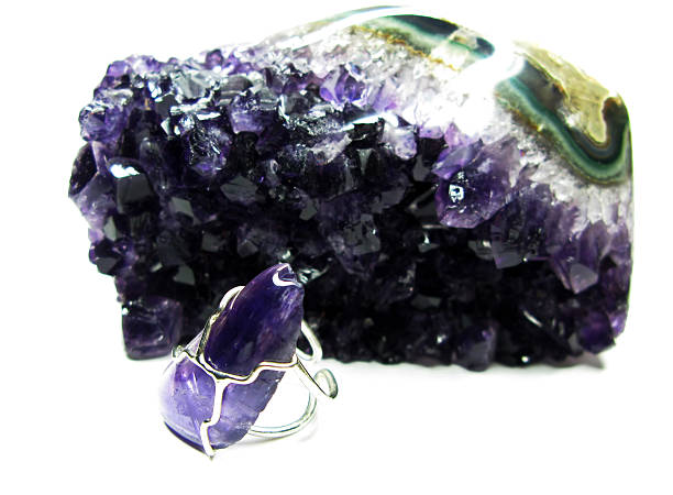 istock amethyst semiprecious ring jewelery 519090711