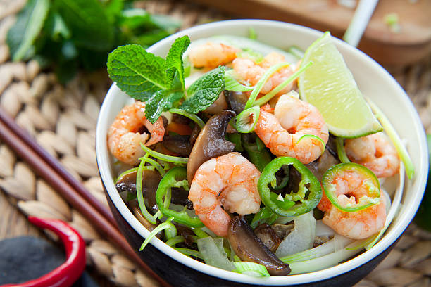 istock Prawn rice noodles asian food 519092588