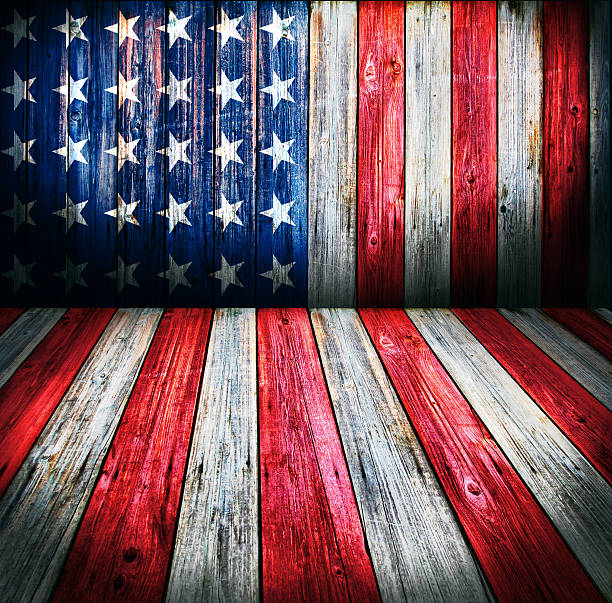 istock USA style background - empty wooden room 519092621