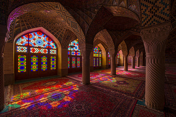 istock Inside the Nasir ol Molk Mosque in Shiraz, Iran 519093010