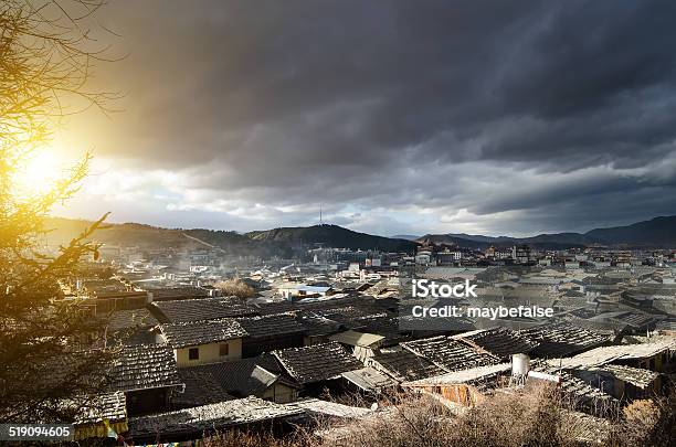 Skyline Of Downtown Shangrila In The Sunset Stock Photo - Download Image Now - Architecture, Asia, Beauty