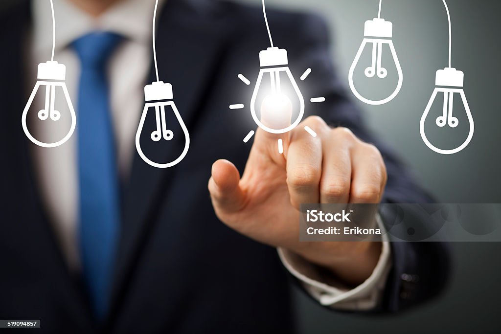 Ideas Businessman inspiration ideas Business Stock Photo