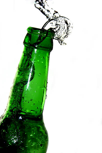 beer bottle stock photo