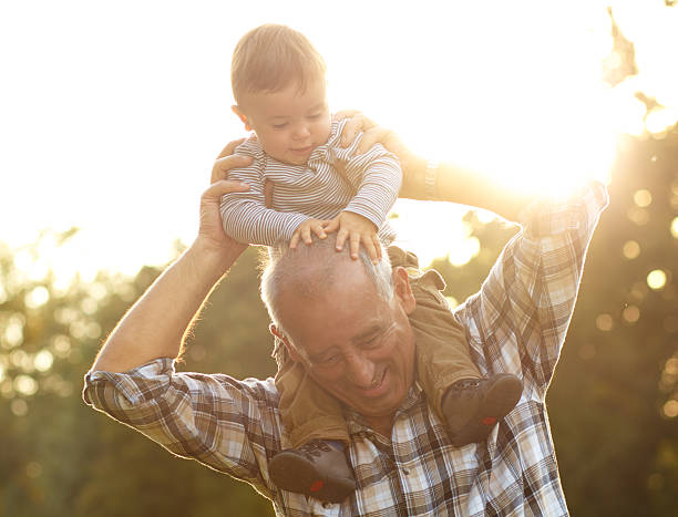 istock Grandfather and grandson 519106467