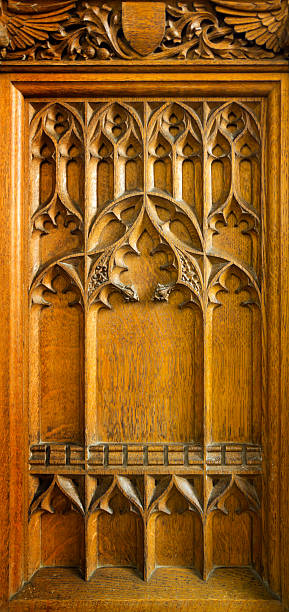 istock Gothic carved wood 519107423