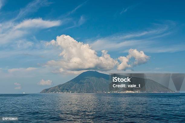 View On Salina Island Stock Photo - Download Image Now - Aeolian Islands, Beauty In Nature, Blue