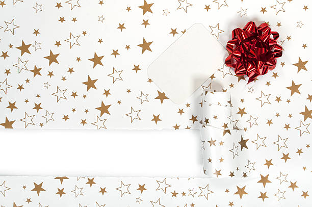 istock Greeting card on christmas gift box 519111683