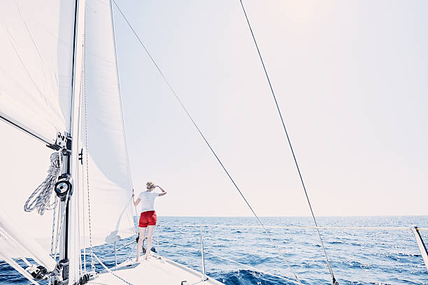 istock Girl on sailboat 519122696