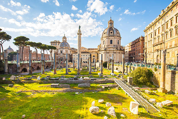 istock The Trajan's Forum in Rome, Italy. 519123538