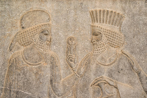 istock Bas-relief at the Apadana, Persepolis, Iran 519126440