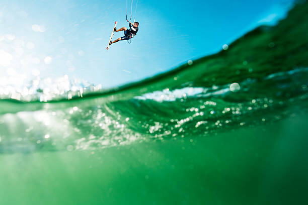 istock Surfer flying over the water 519129172