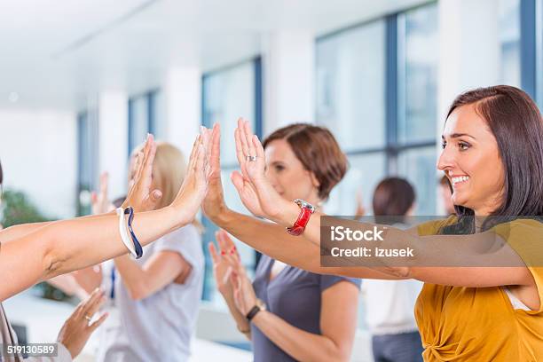Team Building Stock Photo - Download Image Now - Team Building, Workshop, 30-39 Years