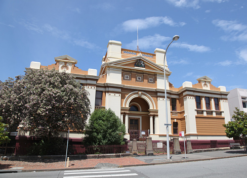 Newcastle Courthouse was built in 1890 and is still in use. A new courthouse will replace this historical building in 2015 on a new site. Newcastle is Australia's second oldest city and is home to some beautiful historical architecture like this building.