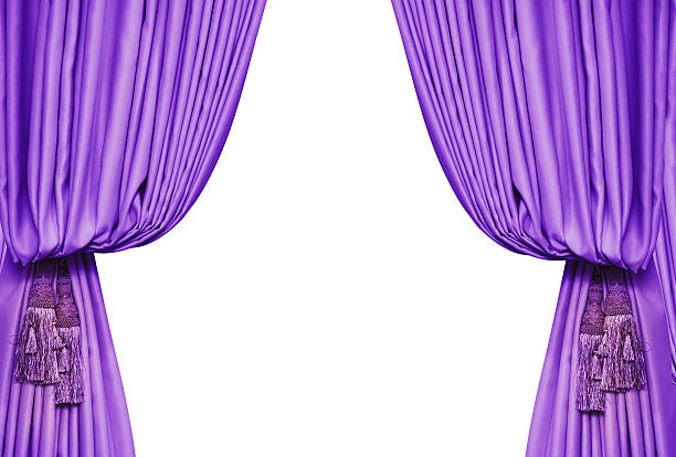 istock Brush on the curtains in beige room 519132470