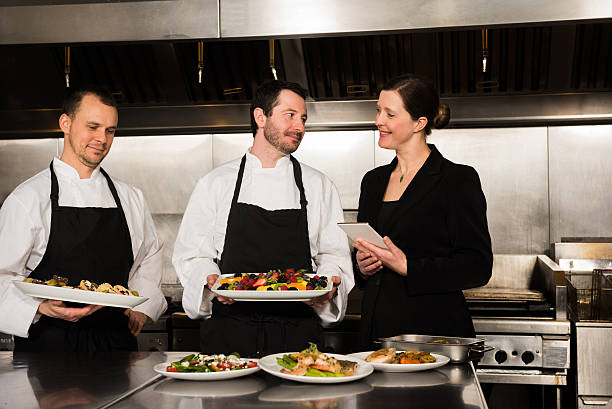 istock Professional culinary team in the kicthen 519133440
