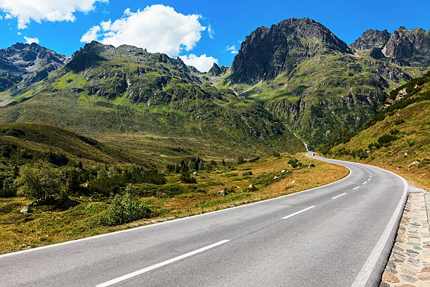 silvretta wysokim alpejskim drogi, austria - silvretta zdjęcia i obrazy z banku zdjęć