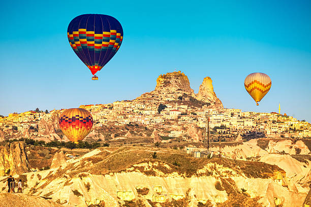 istock Hot air balloons over Cappadocia 519155372