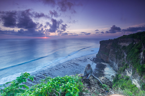Scenic at sunset at Uluwatu, Bali,Indonesia