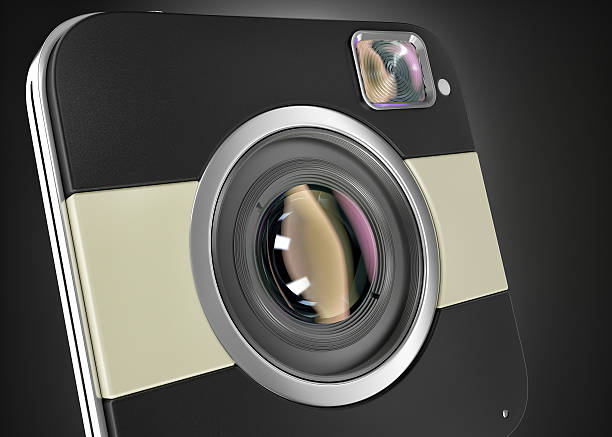 квадратный цифровой camea - single lense reflex стоковые фото и изображения