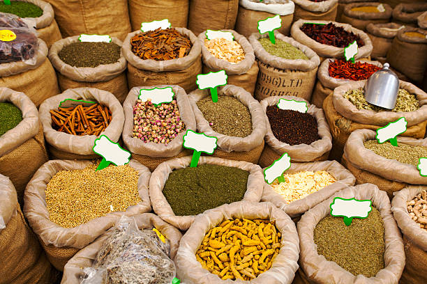 istock Various colored spices on the Mahane Yehuda Market in Jerusalem. 519159386