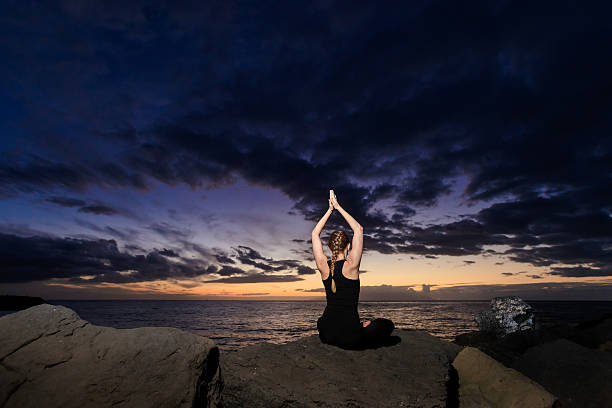 istock Meditation yoga on Tenerife beach 519162108