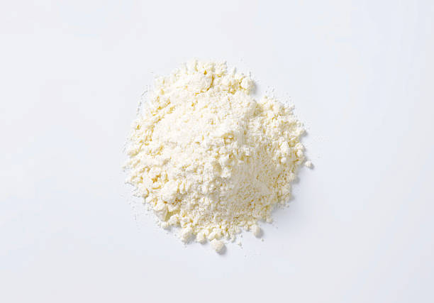 pila de harina de trigo - ground flour white heap fotografías e imágenes de stock