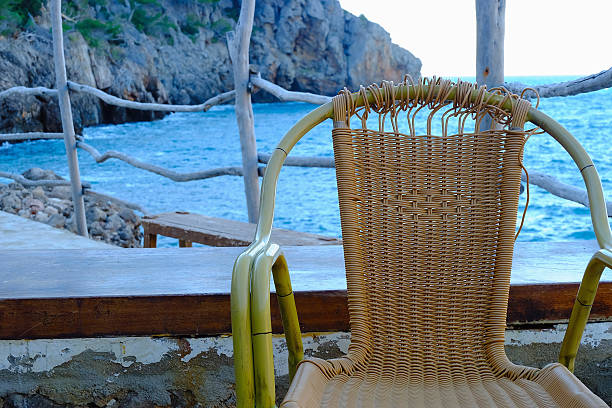 Seaside chair, Majorca,Spain