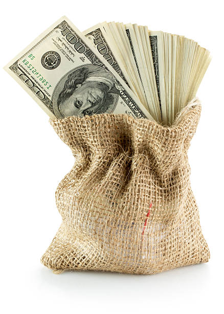 istock money dollars in bag isolated on the white background 519166002