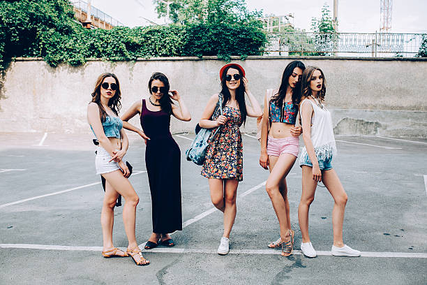 istock Five beautiful young girls 519168952