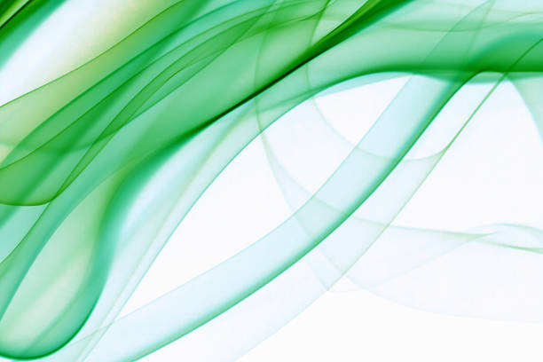 istock green smoke on the white background 519169260