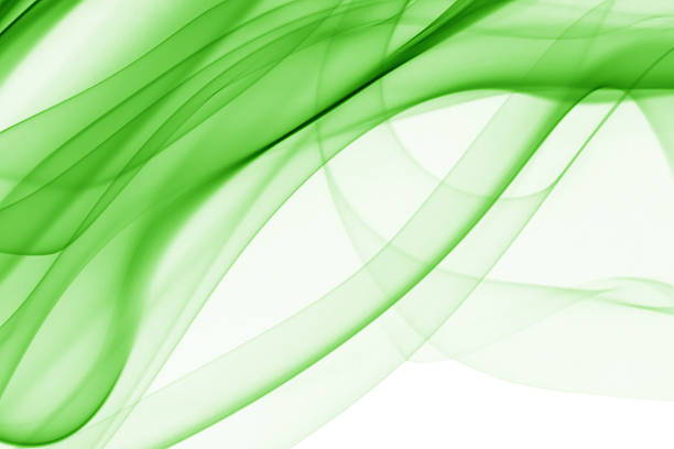 istock green smoke on the white background 519169290