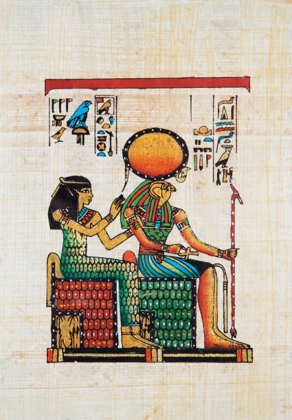 istock Papyrus Depicting Amunet and Re-Horakhty 519169341