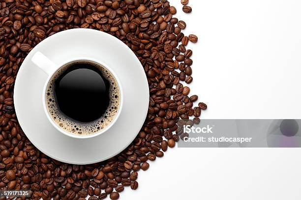 カップのコーヒー豆 - エスプレッソのストックフォトや画像を多数ご用意 - エスプレッソ, カフェ, コーヒー