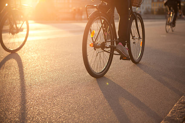 istock Cycling on city street. 519171509