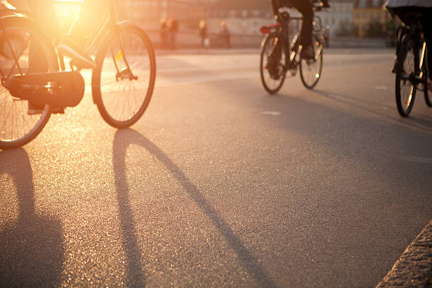 istock Cycling on city street. 519171511