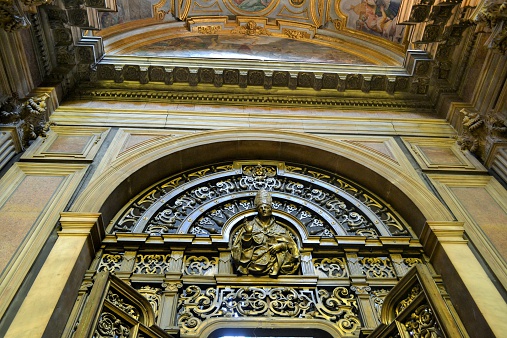 In the Basilica of the Treasures of San Gennaro 