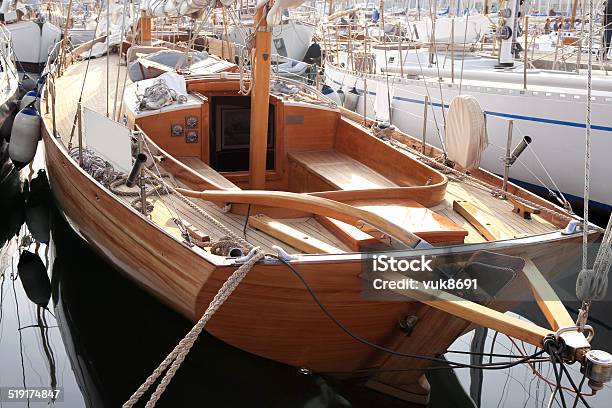 Beautiful Classic Sailboat Stock Photo - Download Image Now - The Past, Yacht, Ancient