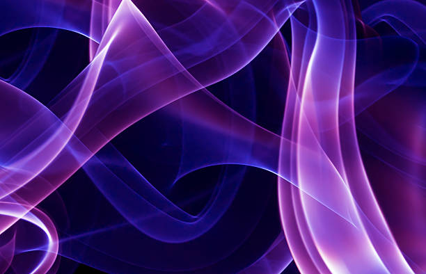 istock abstraction with blue and purple smoke on black background 519182734