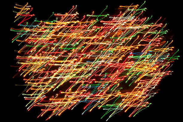 istock Colorful strokes on a black background 519185072